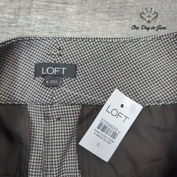 Loft Straight Leg Dress Pants Size 6 - Picture 2 of 6